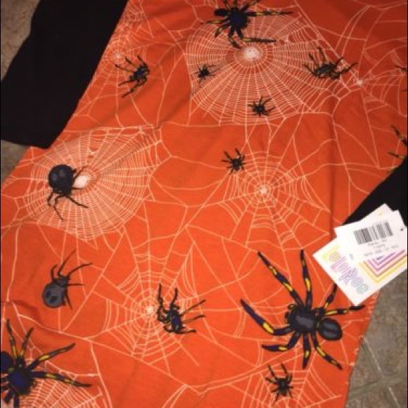 Lularoe Xs Randy Halloween set of two new spiders - Picture 3 of 5